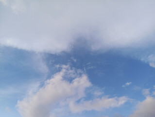 blue sky background with white clouds during day .Abstract white cloud and blue sky in sunny day texture background,Light cloudy texture. Sunny day concept. Vector illustration,