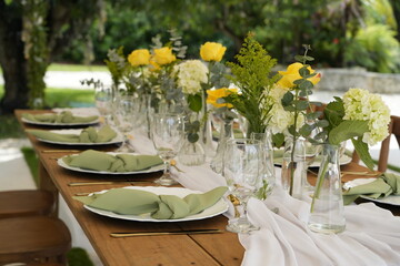 wedding table decoration