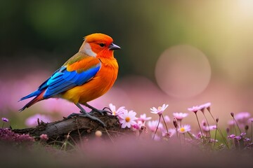 red headed bee eater .Ai generated