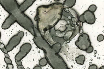 Abstract art with alcohol ink and watercolor. Modern Art. Interior picture