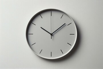 Numberless Modern Wall Clock, Generative AI