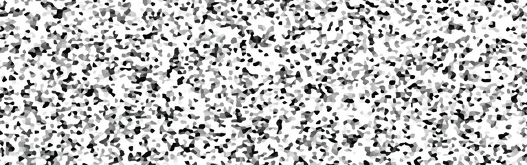 Terrazzo seamless pattern on gray background. Abstract grey stone terrazzo tile texture vector background. Terrazzo flooring tile design for rock mosaic floor.  Light quartz brick backdrop