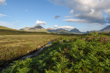 Fototapeta premium nature sceneries of the isle of Skye, Scotland