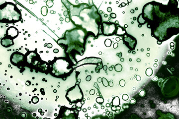 Abstract art with alcohol ink and watercolor. Modern Art. Interior picture