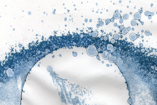 Abstract art with alcohol ink and watercolor. Modern Art. Interior picture
