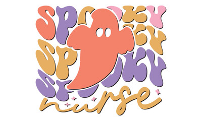 Spooky nurse Retro SVG