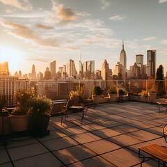 Fototapeta premium downtown city skyline