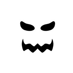 Pumpkin face, decoration for halloween celebration