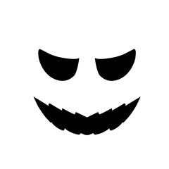 Pumpkin face, decoration for halloween celebration