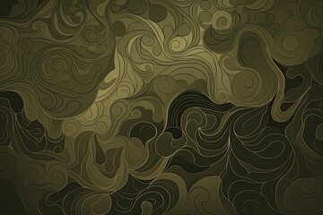 floral background with ornament