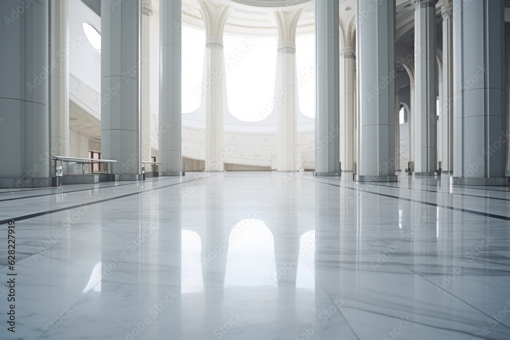 Canvas Prints empty hall of modern building