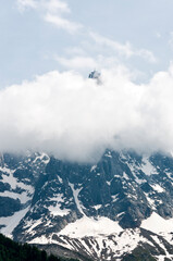 Fototapeta na wymiar Aiguille Du Midi, Chamonix Mont-Blanc, Haute Savoie, Rhone Alps, France