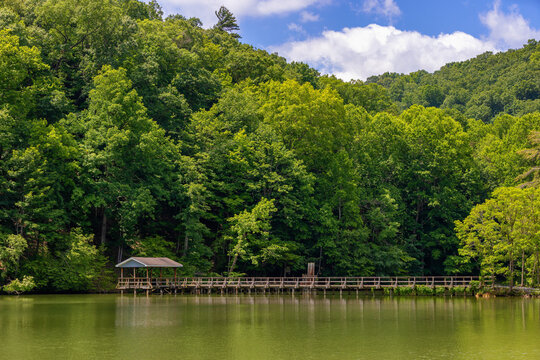 Beautiful Steele Creek Park in Bristol, Tennessee, USA
