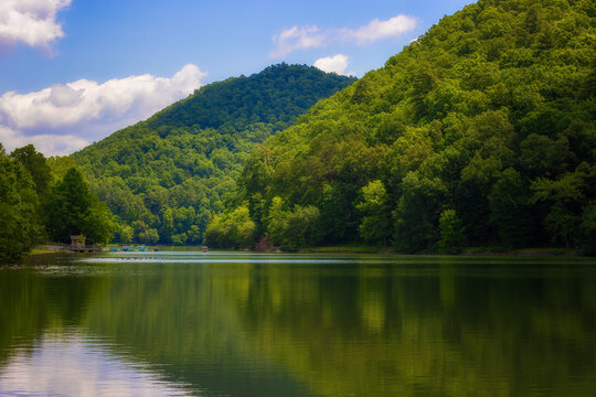 Beautiful Steele Creek Park in Bristol, Tennessee, USA