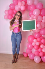 beldade bela mulher professora com losa , espaço para texto, anúncio ou promoção, professora...