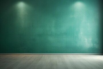 empty wall and wooden floor with glare from the window. Interior background for mockup or presentation