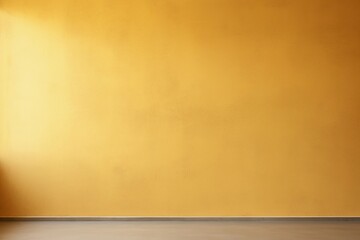 empty wall and wooden floor with glare from the window. Interior background for mockup or presentation