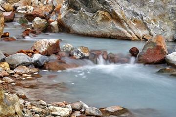 Crater's Inner Beauty, The Graceful River Flow