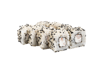 set of sushi isolated 