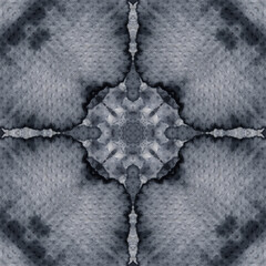 Seamless abstract square pattern. Alcohol ink in modern art. Mandala