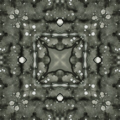 Seamless abstract square pattern. Alcohol ink in modern art. Mandala