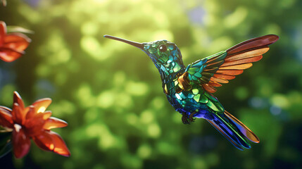 Fototapeta premium Vibrant Collection of Herbs, Spices, and Tea Jar on Table - A Generative AI Stock Image