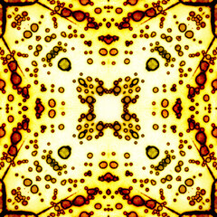 Seamless abstract square pattern. Alcohol ink in modern art. Mandala