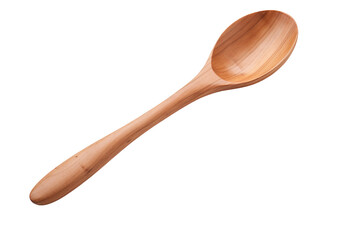 Wooden spoon on a transparent background. PNG file
