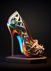 high heels, scarpin, stiletto, generated by ai