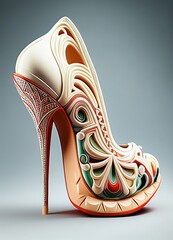 high heels, scarpin, stiletto, generated by ai