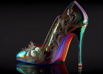 high heels, scarpin, stiletto, generated by ai