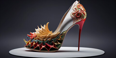 high heels, scarpin, stiletto, generated by ai