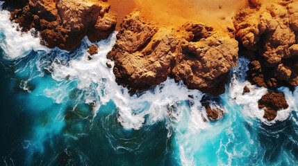 Vibrant Purple Alarm Clock on Table Against Matching Background - Enhanced by Generative AI