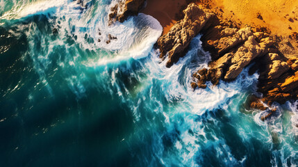 Obraz premium Vibrant Red Pin with a Blue Dot on a Street: Easily Discoverable Stock Image with Generative AI