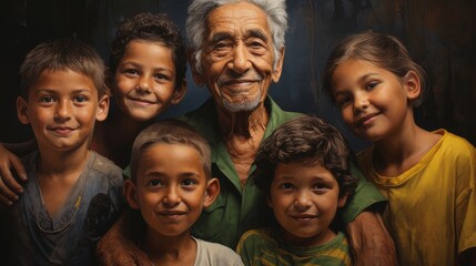 Fototapeta premium brazilian family