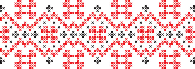 embroidered cross-stitch ornament national pattern