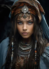 Papier peint photo  Portrait of a Tribal Woman-Princess  © simon