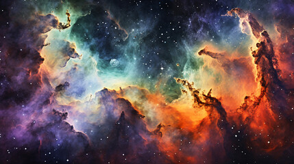 Fototapeta premium Stunning Stock Image: Majestic Giraffes Gracefully Perched on Ocean Cliff - Generated by AI