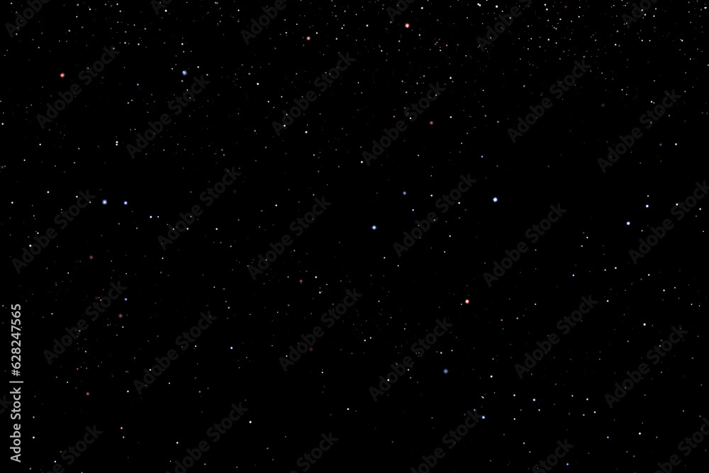 Wall mural field of stars in the space night. surrounded by the empty dark center. background of universe, the 