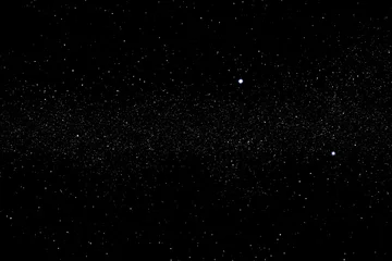 Papier Peint photo Lavable Univers Field of stars in the space night. Surrounded by the empty dark center. Background  of  Universe, The sky is cloudless at Black backdrop.