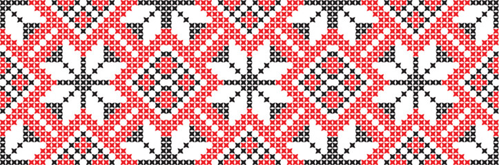 embroidered cross-stitch ornament national pattern