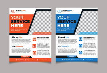 Set two color of modern creative minimalist corporate business flyer design vector template, Flyer Design Sale Create Eye-Catching Flyers Today, Exclusive Flyer Design sale, set of flyer design
