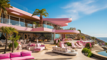 Blond Model's Malibu Dream House