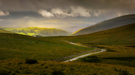 The old road to Trecastle