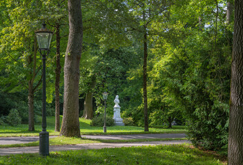 The Lichtentaler Allee in the spa park of Baden Baden _ Baden Baden, Baden Wuerttemberg, Germany.