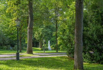 Fototapeta na wymiar The Lichtentaler Allee in the spa park of Baden Baden _ Baden Baden, Baden Wuerttemberg, Germany.
