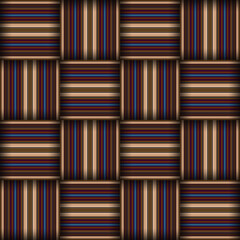 Abstract seamless woven pattern texture. Square seamless pattern. Stripes Lines and squares.