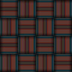 Abstract seamless woven pattern texture. Square seamless pattern. Stripes Lines and squares.