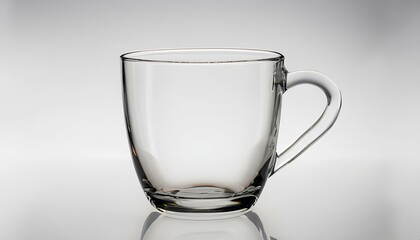 Tea Glass Mockup for Branding and Logo placement in Studio with Soft Background