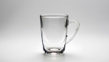 Tea Glass Mockup for Branding and Logo placement in Studio with Soft Background